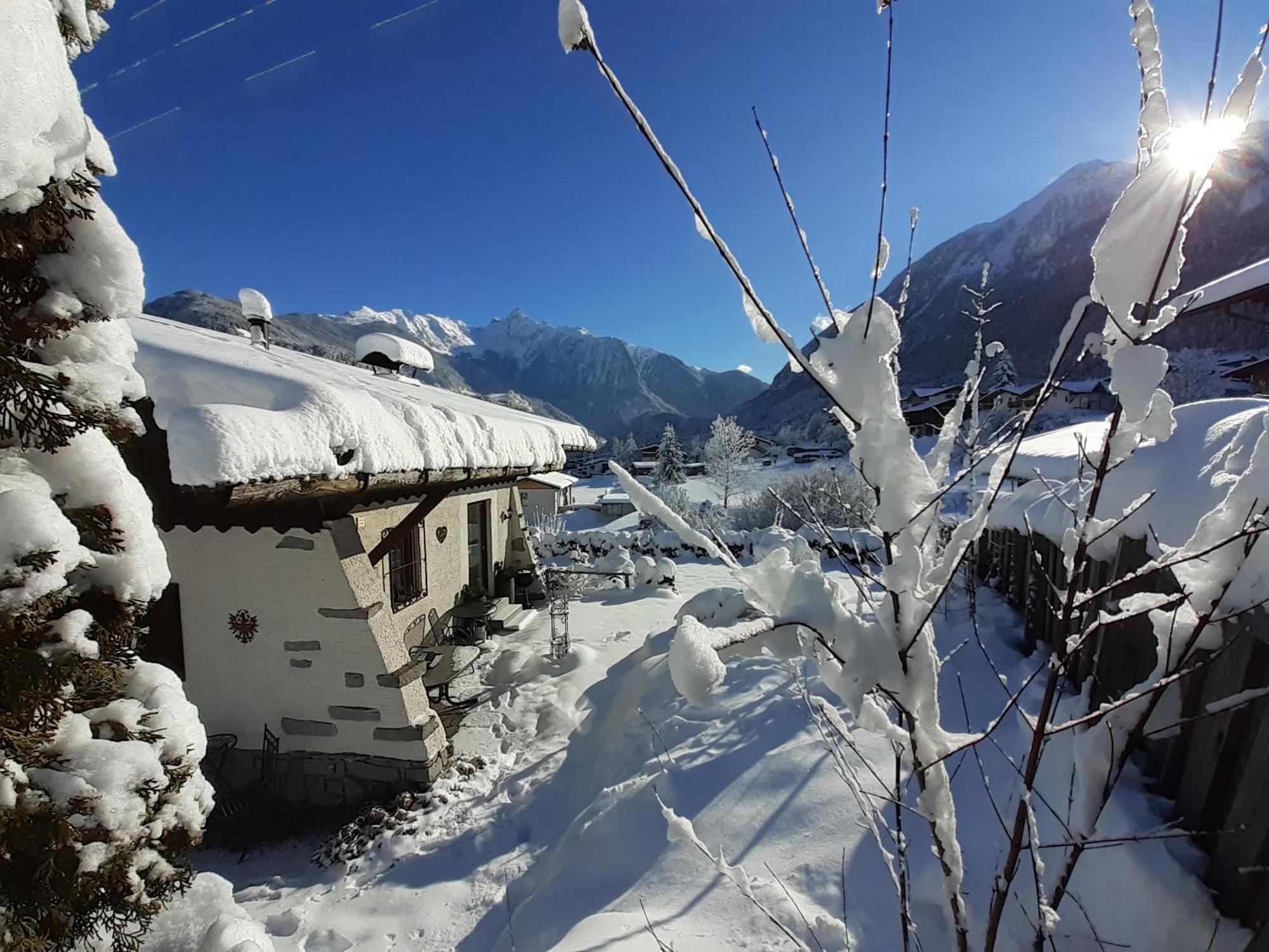 Ferienhaus Oetztal-Lodge Sautens Eksteriør bilde