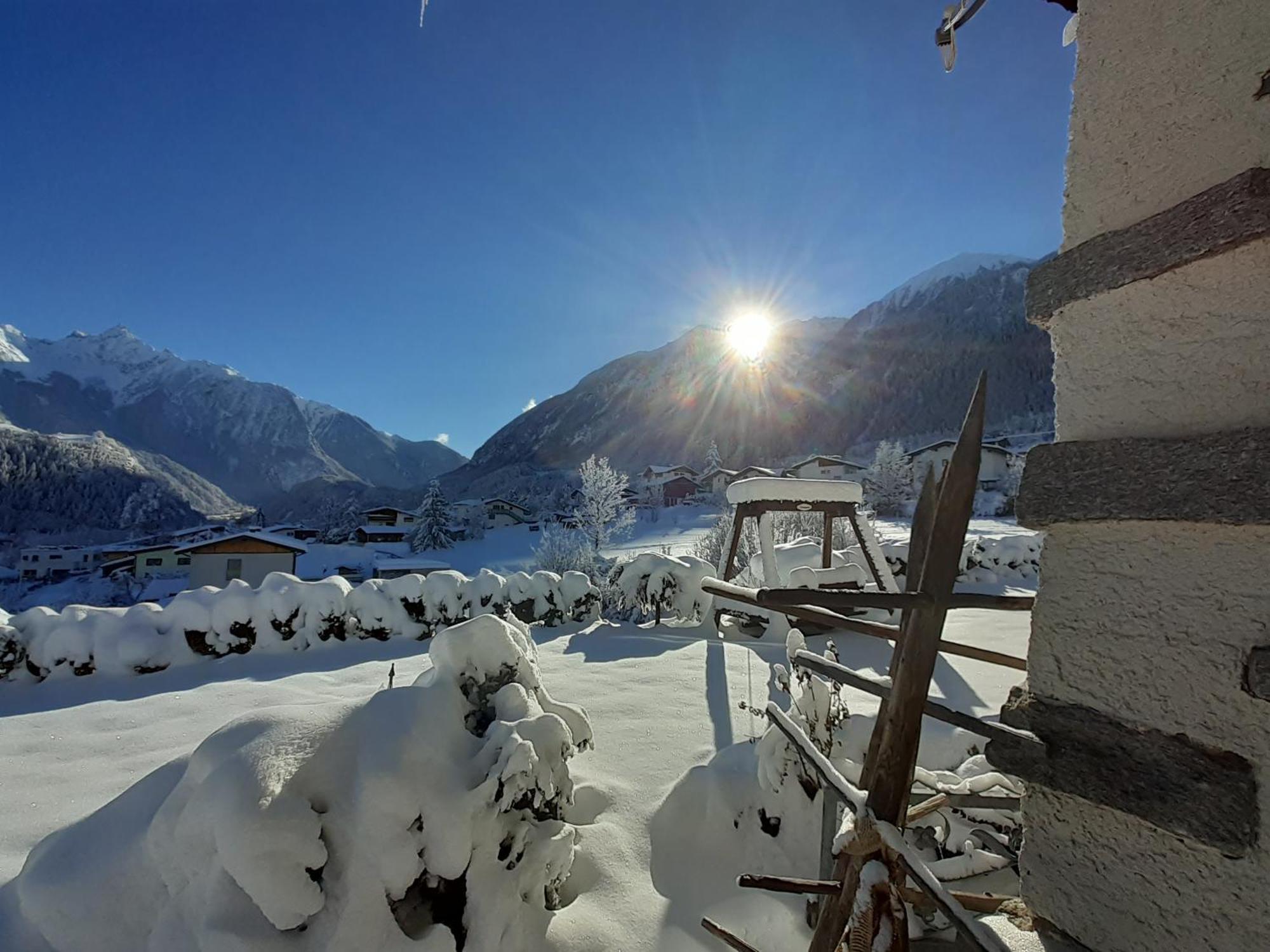 Ferienhaus Oetztal-Lodge Sautens Eksteriør bilde