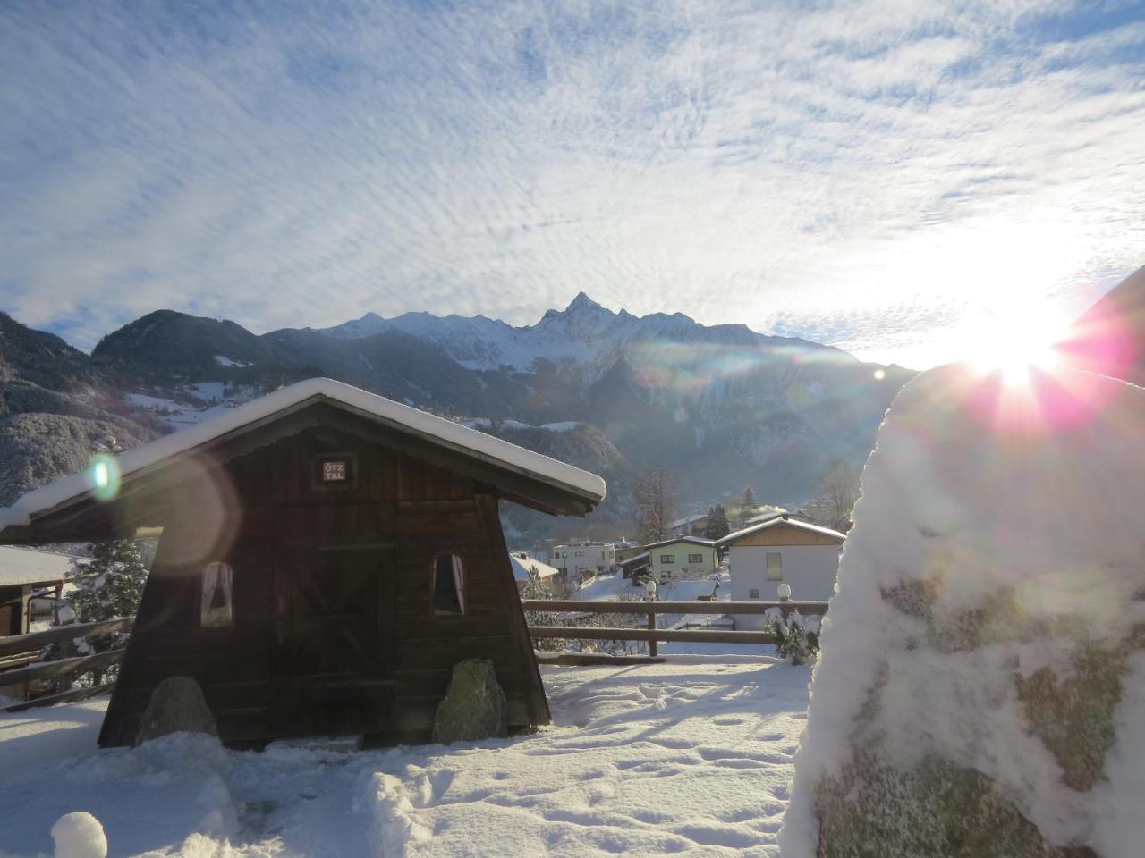 Ferienhaus Oetztal-Lodge Sautens Eksteriør bilde